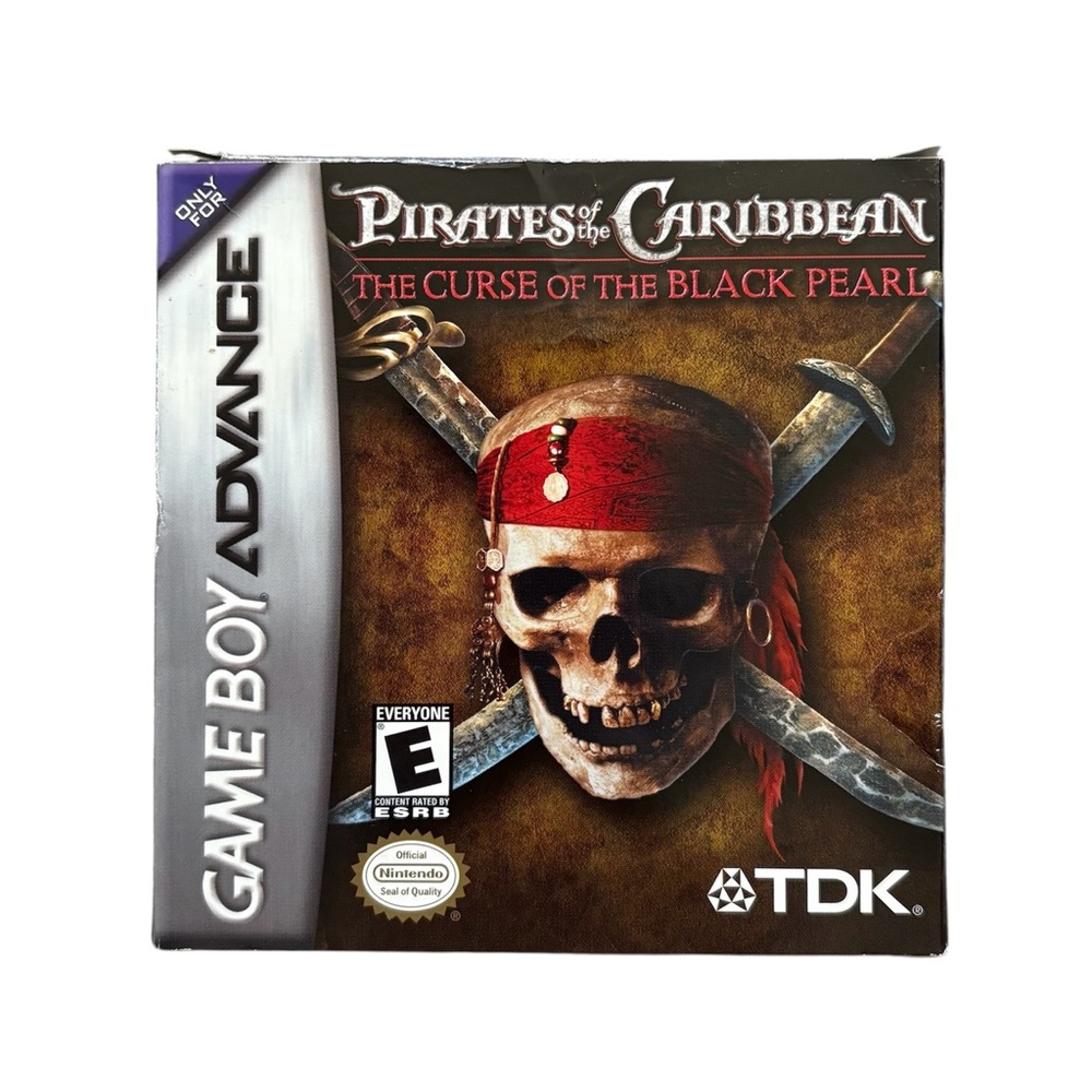 Pirates of the Caribbean The Curse of the Black Pearl Game Boy Advance Box ONLY